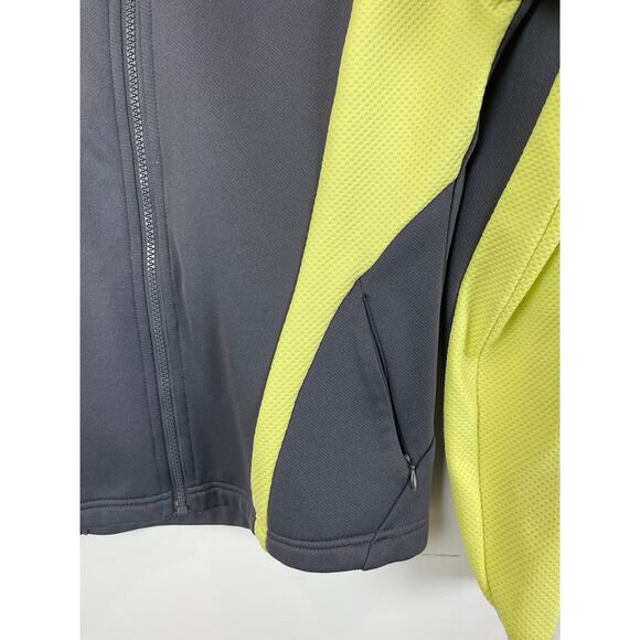 Fila Full Zip Athletic Track Jacket Gray Green Medium - Picture 3 of 10